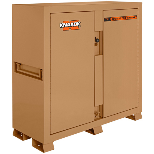 Model 111 Jobsite Cabinet with Padlock, Steel, 47.5 Cubic Feet, Tan Les Fournitures Industrielles Méga