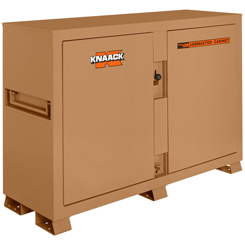Model 129 Bin Storage Cabinet with Padlock, Steel, 48 Cubic Feet, Tan Les Fournitures Industrielles Méga