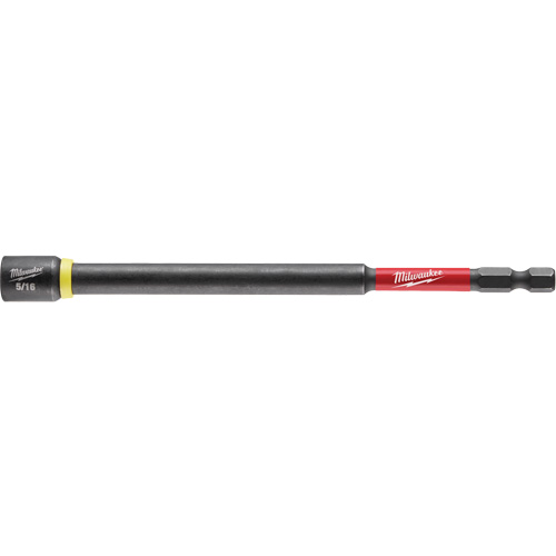 SHOCKWAVE Impact Duty Nut Driver, 5/16" Tip, 1/4" Drive, 6" L, Magnetic Les Fournitures Industrielles Méga