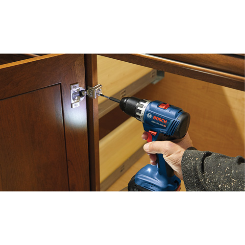 Compact Brushless Drill/Driver Kit, Lithium-Ion, 18 V, 1/2" Chuck, 400 in-lbs. Torque Les Fournitures Industrielles Méga
