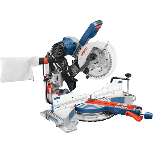 Dual-Bevel Glide Miter Saw, 10", 15 A, 120 V Les Fournitures Industrielles Méga