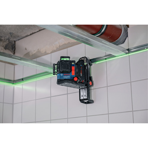 360 Connected Green-Beam Three-Plane Leveling and Alignment Laser Les Fournitures Industrielles Méga