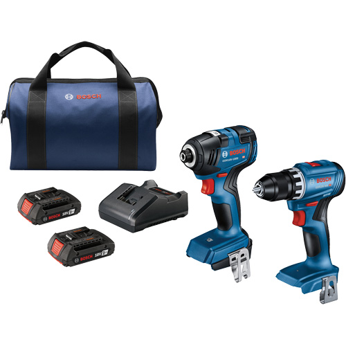 Ensemble de 2 outils, 18 V Les Fournitures Industrielles Méga