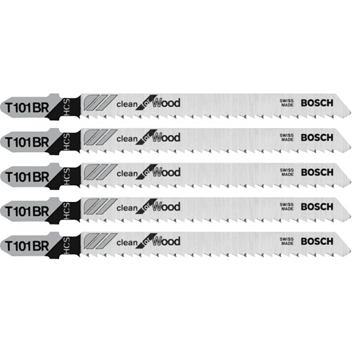 Basic Wood Jigsaw Blade, T-Shank, 4" L, 10 TPI Les Fournitures Industrielles Méga