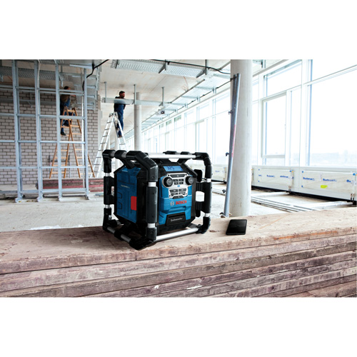 Jobsite Radio with Bluetooth&reg; 5.0 & Power Station, Lithium-Ion, 18 V Les Fournitures Industrielles Méga