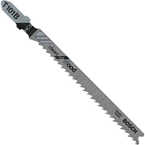 Lames de scie sauteuse, Acier au carbone, Tige en T, 4" lo, 10 dents par pouce Les Fournitures Industrielles Méga