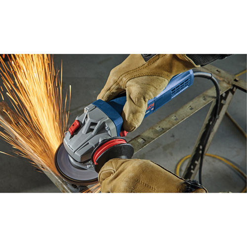 Rectifieuse angulaire ergonomique, 4-1/2", 120 V, 10 A, 11000 Tr/min Les Fournitures Industrielles Méga