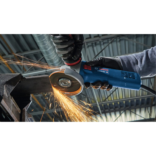 Rectifieuse angulaire ergonomique, 4-1/2", 120 V, 10 A, 11000 Tr/min Les Fournitures Industrielles Méga