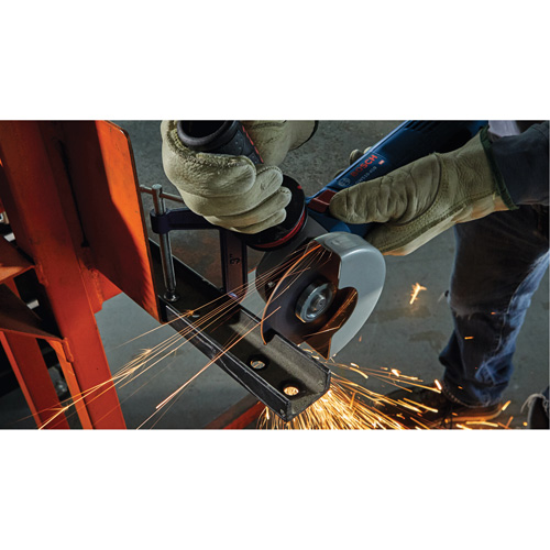 Rectifieuse angulaire ergonomique, 4-1/2", 120 V, 10 A, 11000 Tr/min Les Fournitures Industrielles Méga