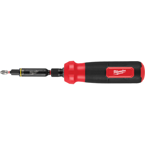 Tournevis multi-usage 8-en-1 avec embouts et tourne-&eacute;crous &agrave; chocs SHOCKWAVE, 8-1/3" lo, Prise Coussin&eacute;e Les Fournitures Industrielles Méga