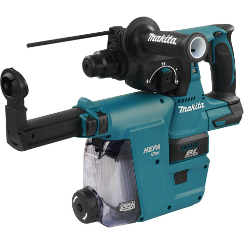 Marteau perforateur rotatif sans balais SDS-PLUS LXT avec DX06 (outil seul), 15/16", 0-4700 Coups/min, 0-950 Tr/min, 1,8 lb-pi Les Fournitures Industrielles Méga