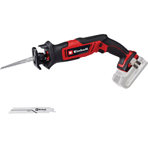 Scie alternative compacte &agrave; une main sans fil (outil seulement), 18 V, Lithium-ion Bloc-pile, 0-3000 coups/min Les Fournitures Industrielles Méga