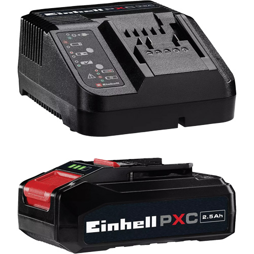 Ensemble de d&eacute;part de batterie et chargeur PXC, Lithium-ion, 18 V, 2,5 Ah Les Fournitures Industrielles Méga