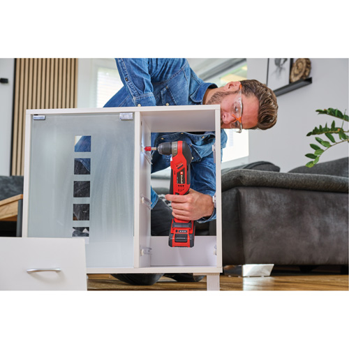 Perceuse-visseuse angulaire sans fil (outil seulement), 18 V, Mandrin 3/8", Lithium-ion Les Fournitures Industrielles Méga