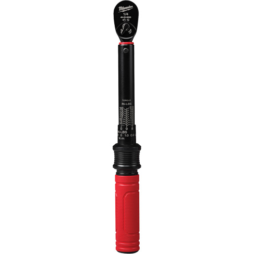Cl&eacute; dynamom&eacute;trique, &agrave; cliquer, Entraînement 1/4" carr&eacute;, 4,5 - 22,6 Nm/40 - 200 lb-po Les Fournitures Industrielles Méga