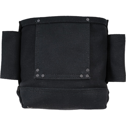 Phantom Collection Nut & Bolt Bag with 2 Sleeves, Canvas, 3 Pockets, Black Les Fournitures Industrielles Méga