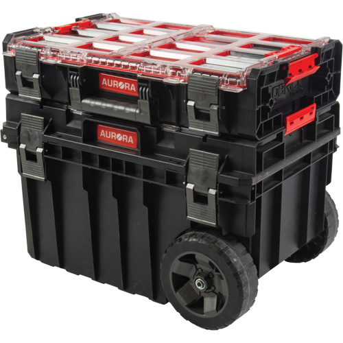 2-Piece Arx&reg; Rolling Tool Chest Set, 23-4/5" x 16" x 20-3/5", Black Les Fournitures Industrielles Méga
