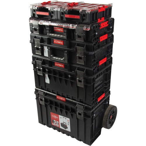 5-Piece Arx&reg; Rolling Toolbox Base Set, 25-1/5" x 19" x 54-3/5", Black Les Fournitures Industrielles Méga