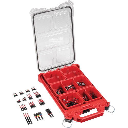 100-Piece PACKOUT SHOCKWAVE Impact-Duty Driver Bit  Set Les Fournitures Industrielles Méga