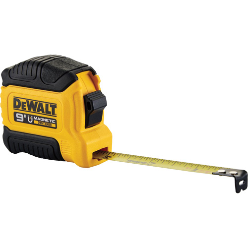 Pocket Tape Measure, 9', Imperial Graduations Les Fournitures Industrielles Méga