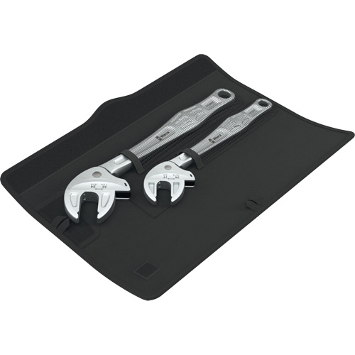 Joker 2 Self-Setting Spanner Set, Adjustable, 2 Pieces, Imperial and Metric Les Fournitures Industrielles Méga