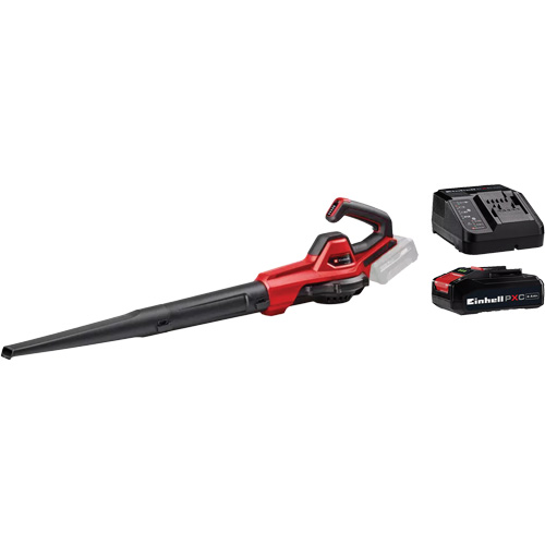 Cordless 110 CFM Universal Blower with 2.5Ah Battery & Charger Starter Kit, 18 V, 155.34 MPH Output, Battery Powered Les Fournitures Industrielles Méga