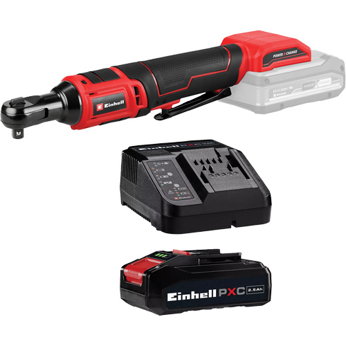 Cordless Ratchet with 2.5Ah PXC Battery & Charger Starter Kit Les Fournitures Industrielles Méga