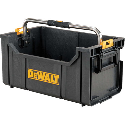 Contenant ToughSystem avec poign&eacute;e de transport, 12-1/2" la x 21-9/10" p x 21-9/10" h, Noir Les Fournitures Industrielles Méga