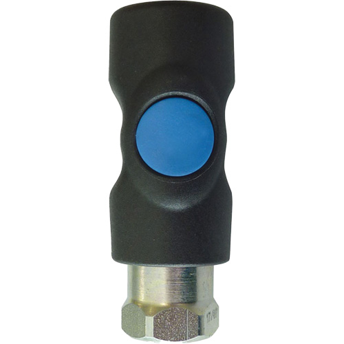 TOPQUIK S1 Industrial Quick Coupler, Polyester Composite/Stainless Steel, 1/4", Female NPT, 174 PSI Les Fournitures Industrielles Méga