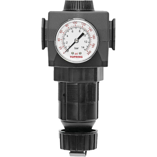 D&eacute;tendeur &agrave; diaphragme en zinc MODULAIR 400, 1/2" NPT, PSI max. de 300 psi, Canalisation/Modulaire Les Fournitures Industrielles Méga