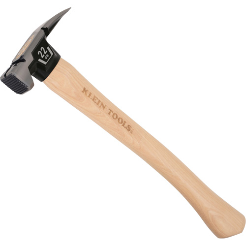 Marteau &agrave; panne fendue droite &agrave; face meul&eacute;e, 22 oz, Prise en Bois, 16-1/10" lo Les Fournitures Industrielles Méga
