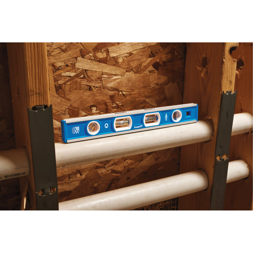 Tool Box Level, Box, 1' L, Aluminum, 4, Magnetic Les Fournitures Industrielles Méga