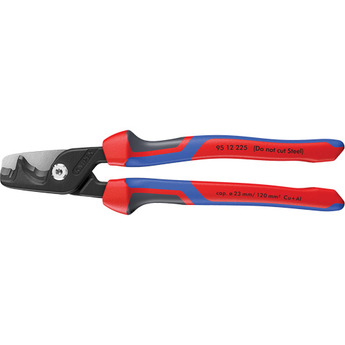 StepCut&reg; XL Cable Shears with KNIPEXTEND Handle, 9" Les Fournitures Industrielles Méga