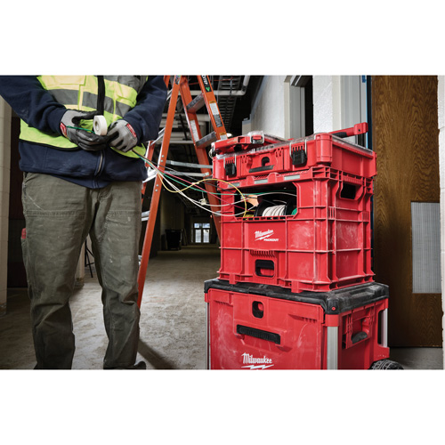 Bac distributeur de fils XL PACKOUT, 15-3/4" x 18-5/8" x 15", Noir/Rouge Les Fournitures Industrielles Méga