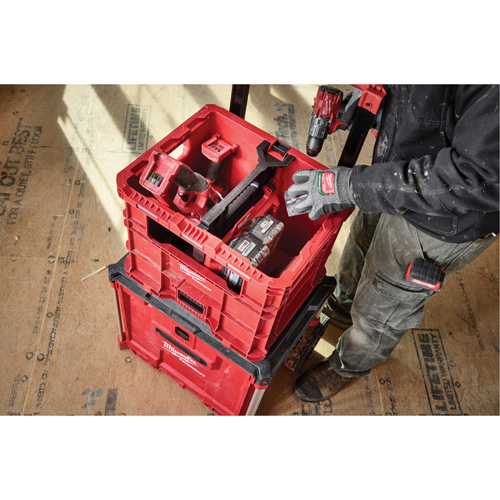 Caisse Packout, 15-3/4" x 18-5/8" x 15", Noir/Rouge Les Fournitures Industrielles Méga