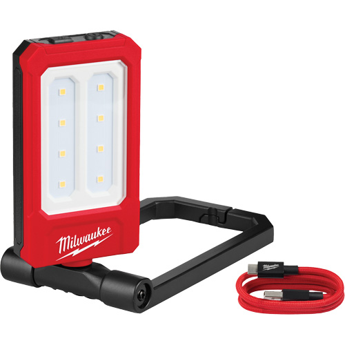 Baladeuse magn&eacute;tique rechargeable &agrave; profil bas, DEL, 100/250/500 lumens, Boîtier en Plastique/Aluminium Les Fournitures Industrielles Méga