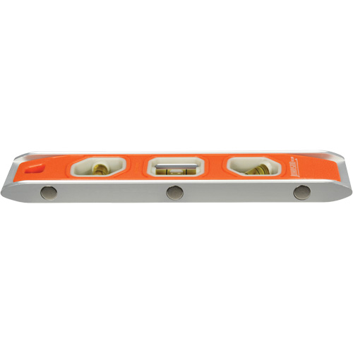 Niveau Torpedo Glo-View&reg;, 9" lo, Aluminium, 3 fioles, Magn&eacute;tique Les Fournitures Industrielles Méga