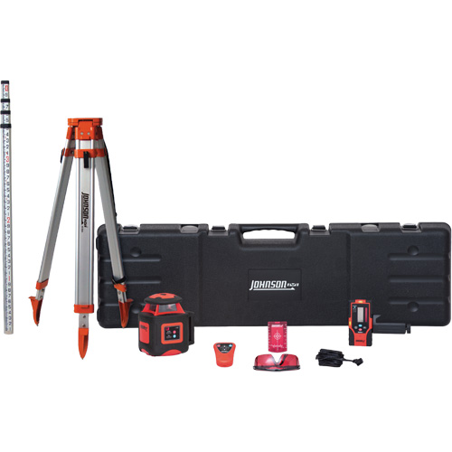 High Accuracy Dual Slope Rotary Laser System, 2000' (609.6 m), 635 Nm Les Fournitures Industrielles Méga