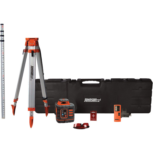 Red Self-Leveling Long-Range Rotary Laser System, 2000' (609.6 m), 635 Nm Les Fournitures Industrielles Méga