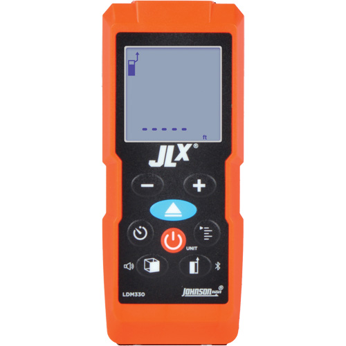 T&eacute;l&eacute;m&egrave;tre laser avec capteur d'angle et Bluetooth&reg;, 2" - 330' (5.08 cm - 100.58 m) Gamme de mesure, Num&eacute;rique (&eacute;lectronique) Les Fournitures Industrielles Méga
