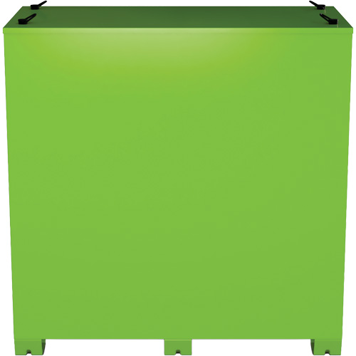 Armoire de rangement d'&eacute;PI sur place, Acier, Vert lime haute visibilit&eacute; Les Fournitures Industrielles Méga
