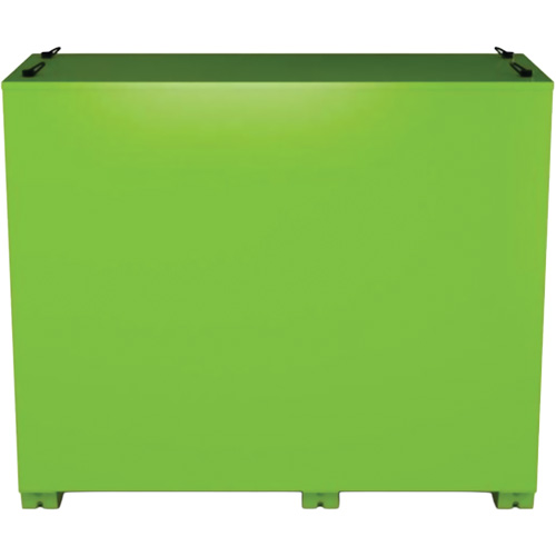 Armoire de rangement d'&eacute;PI sur place, Acier, Vert lime haute visibilit&eacute; Les Fournitures Industrielles Méga