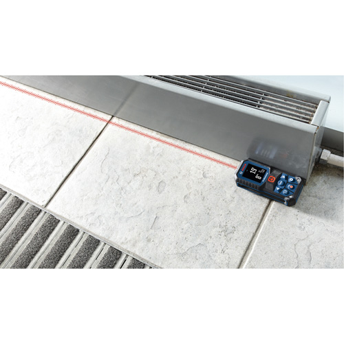 BLAZE Red Beam Laser Measure, 0' - 165' (0 m - 50.2 m) Range, Digital (Electronic) Les Fournitures Industrielles Méga