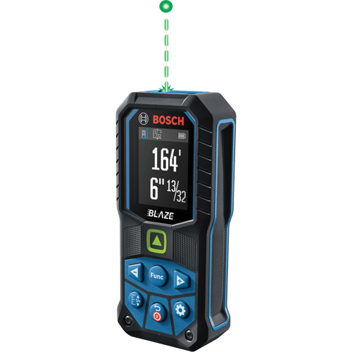T&eacute;l&eacute;m&egrave;tre laser rouge BLAZE, 0.0' - 165' (0.0 m - 50,2 m) Gamme de mesure, Num&eacute;rique (&eacute;lectronique) Les Fournitures Industrielles Méga