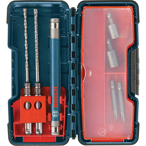 Trousse de pose d'ancrages SDS plus Bulldog, 7 morceaux, Carbure Les Fournitures Industrielles Méga