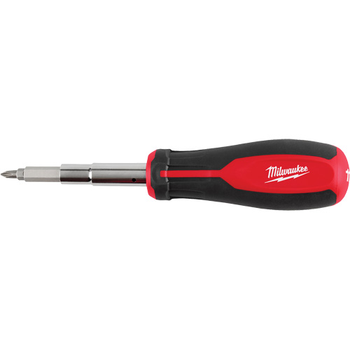 Tournevis multibits &agrave; entraînement magn&eacute;tique 1/4" et 3/8" 11 en 1, 8" lo, Prise Coussin&eacute;e Les Fournitures Industrielles Méga