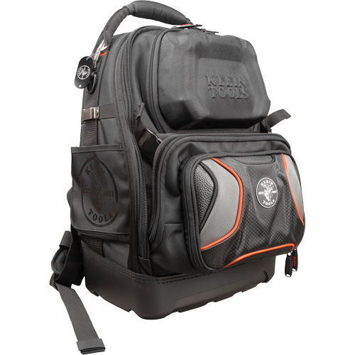 Sac &agrave; outils dorsal Tradesman Pro Tool Master, 11" lo x 13-1/2" la, Noir/Gris/Orange, Polyester Les Fournitures Industrielles Méga