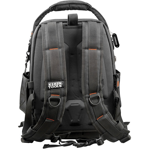 Sac &agrave; outils dorsal Tradesman Pro Tool Master, 11" lo x 13-1/2" la, Noir/Gris/Orange, Polyester Les Fournitures Industrielles Méga