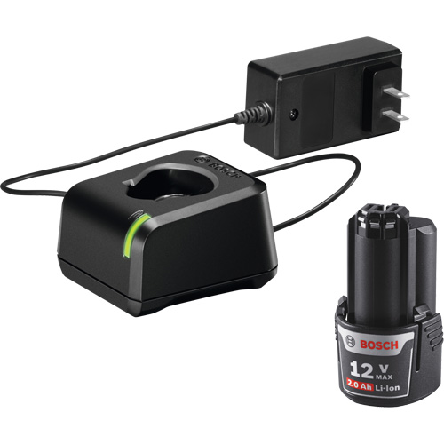 12V MAX Cordless Tool Battery & Charger Starter Kit, 12 V, Lithium-Ion Les Fournitures Industrielles Méga