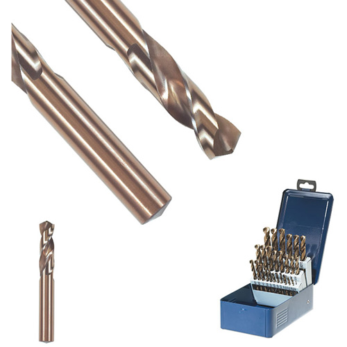 Foret de s&eacute;rie extra courte SST+, 1/8", Acier rapide, Cannelure 11/16", Pointe de 135° Les Fournitures Industrielles Méga